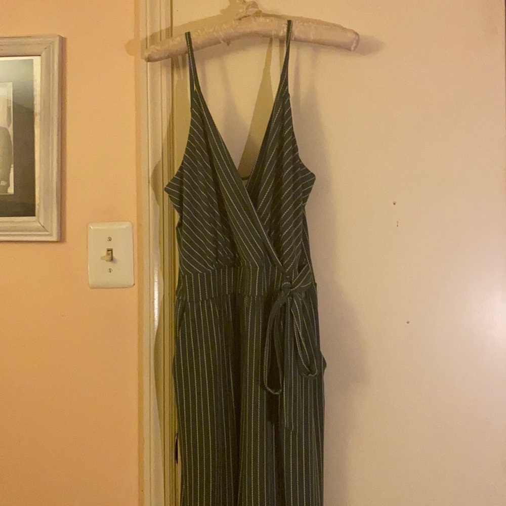 Green pinstripe from stitch fix